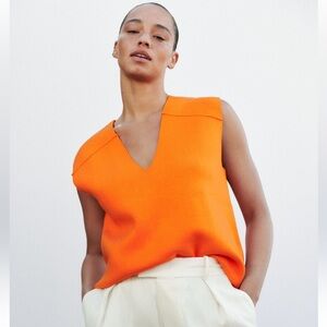 Zara oversized knit vest